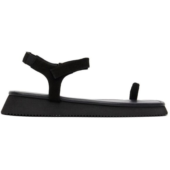 LE17SEPTEMBRE Toe Ring Sandals Size 40 10 Women's Black $270 - Picture 1 of 11